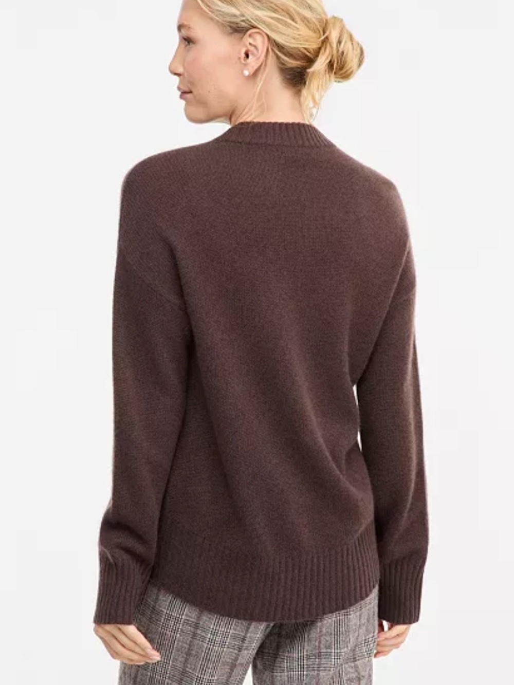 NWT Charter Club 100% Cashmere Relaxed Crewneck Sweater - Picture 2 of 7